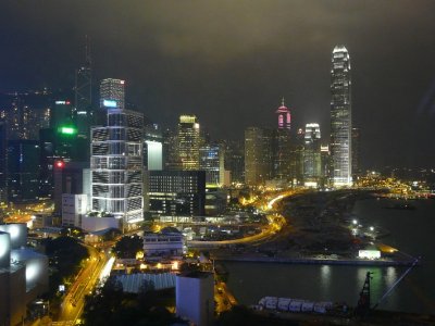 Central Hong Kong At Night