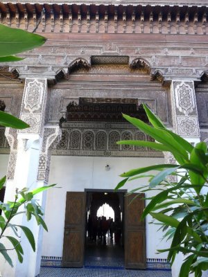 Entering Palais Bahia