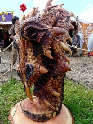 Carved Dragon Head