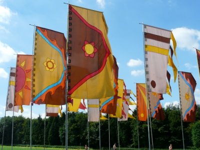 Campsite flags