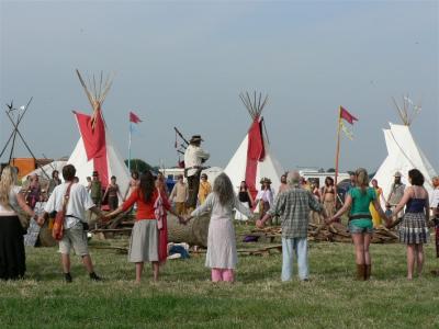 Another Ceremony In The Tipi Village