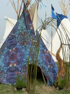 Colourful Tipis