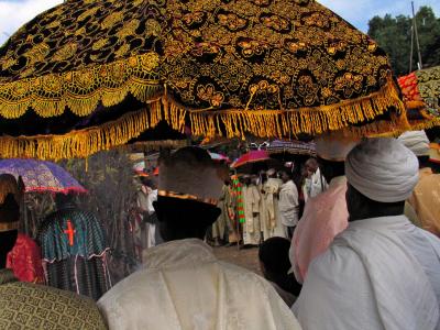Priests at the Meskel Ceremony