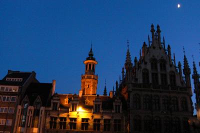 Leuven in silhouette