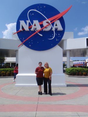 The NASA sign