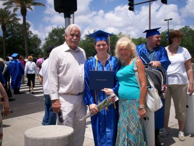 Rick and Joy after graduation