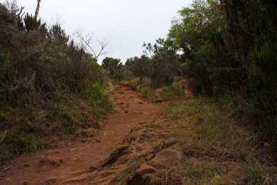 The path to the Maundi Crater