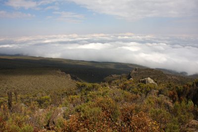 Above the clouds at 3500 m asl