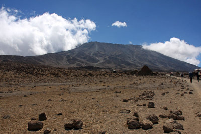 On the way to Kibo Camp