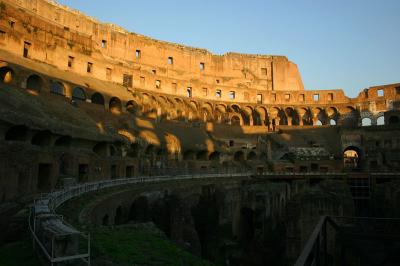 An interior of the Colosseum