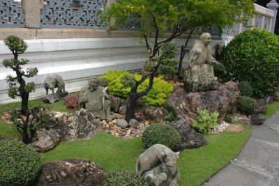 Chinese sculptures garden