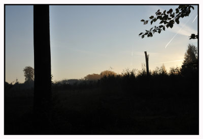 Samedi 22 octobre , premiers frimas , brume et