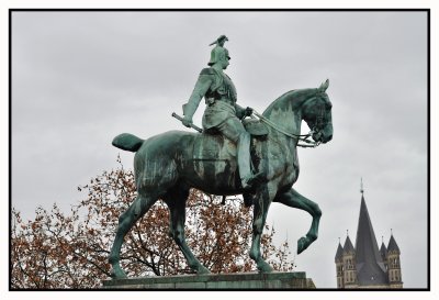 Equestrian statue of Wilhelm II / Artist Louis Tuaillon 