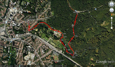 Sortie du 25 mars 2012  / distance 4 km 