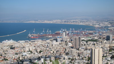 Haifa and the harbor
