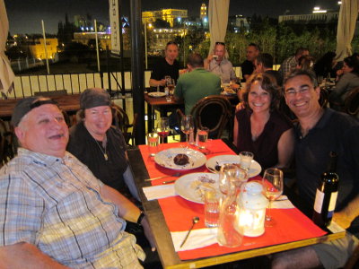 Miles Alida Galina and Rich loved our dinner at Kedma restaurant