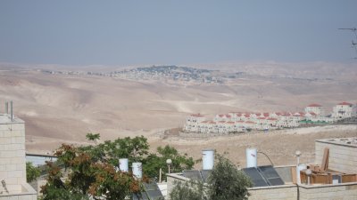 past the buildings on the far hill is Ramalla