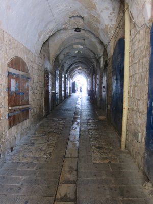 Next stop-the old city of Akko (aka Acre)-passageway to the market