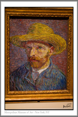 Zelfportret met hoed - Vincent van Gogh