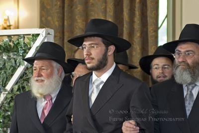 Aaron Moshe Being Led to Bedeken