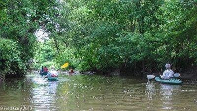 Irondequoit Creek paddle trip