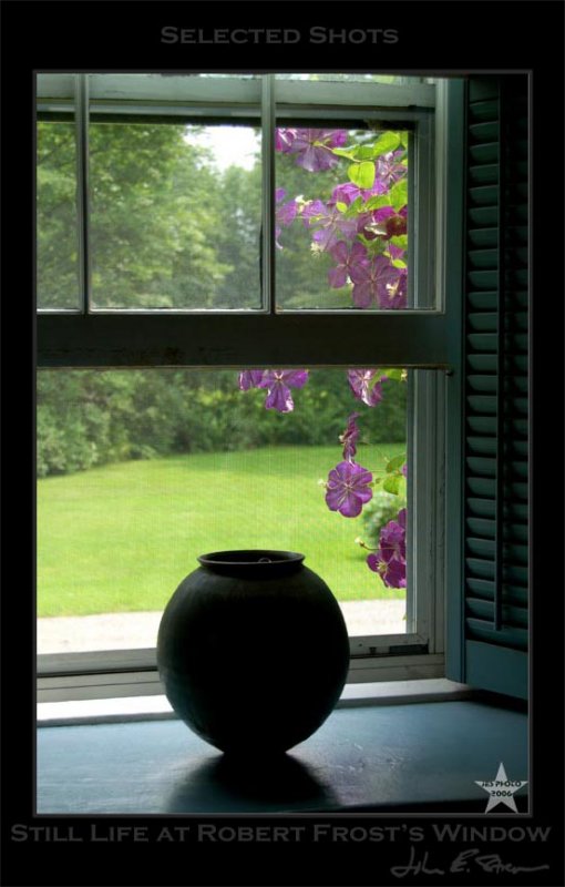 Still Life at Robert Frosts Window