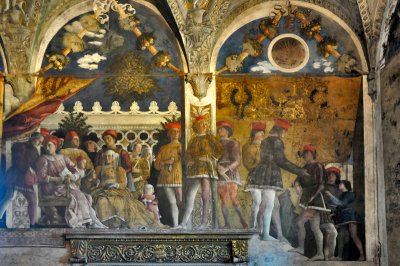 Mantegna fresco
