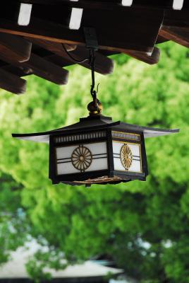 Lantern at the Meiji Jengu Shrine