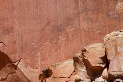 Capitol Reef: petroglyphs 2