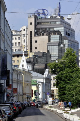 Gazetniy Pereulok (Newspaper Sidestreet or Lane), downtown Moscow