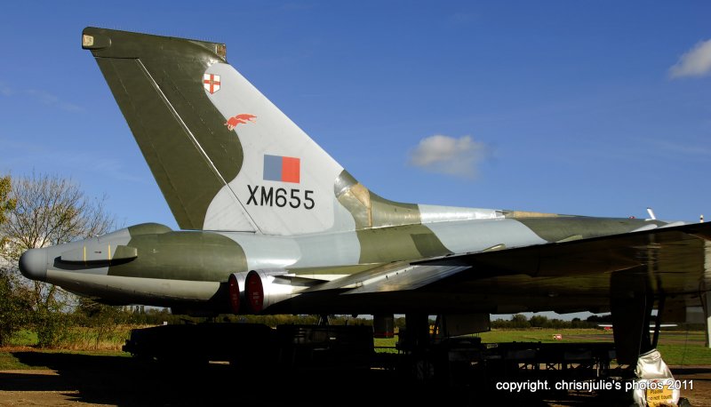 A Vulcan bomber XM655