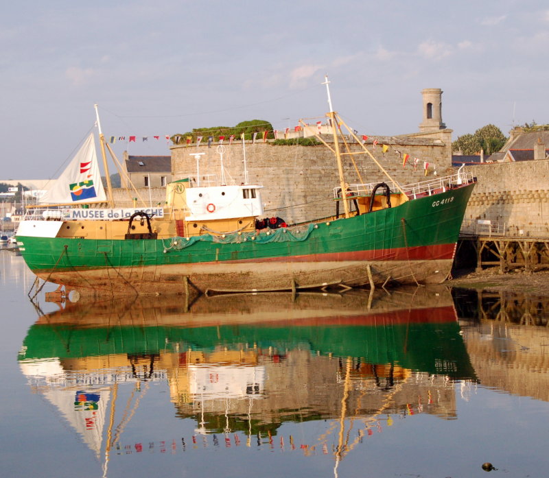 The harbor Concarneau Brittany 