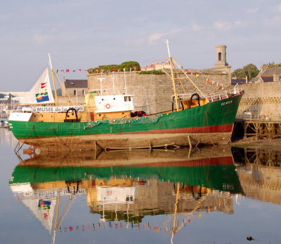 The harbor Concarneau Brittany 