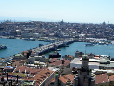 widok z Wieży Galata/ a view from Galata Tower