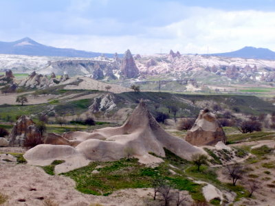 ksiezycowy krajobraz Kapadocji/ surreal landscape in Cappadocia