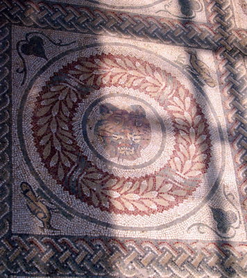 mozaiki z 4 wieku BC w Villa Romana / mosaics from 4BC 