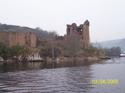 Urquhart Castle from Loch Ness