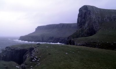 View on Milovaig cliffs.