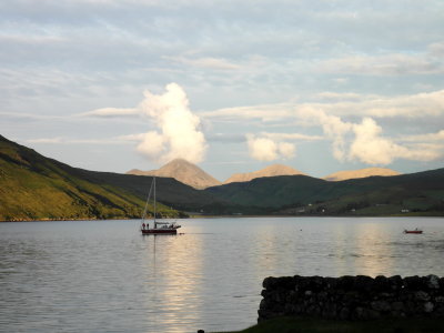 Evening view from the Carbost pub.