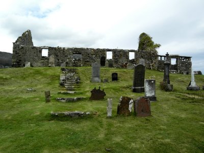 Cill Chriosd church ruins.