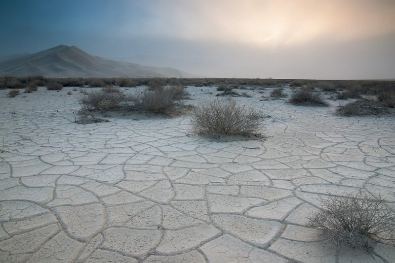 Sandstorm at Eureka Dunes and playa.jpg