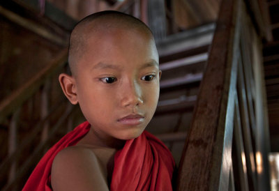 Young mond in Monastery near Chauk Htat Gyi Pagoda