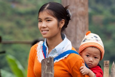 Young Thai Mother