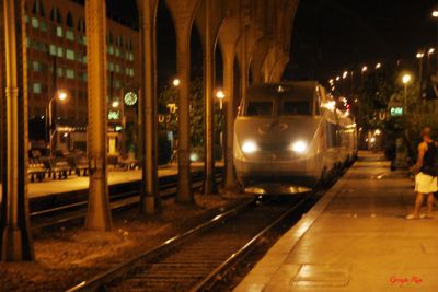 A la station de train !