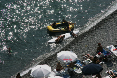 A la plage...