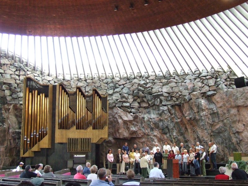 Temppeliaukio Rock Church (Helsinki, Finland)