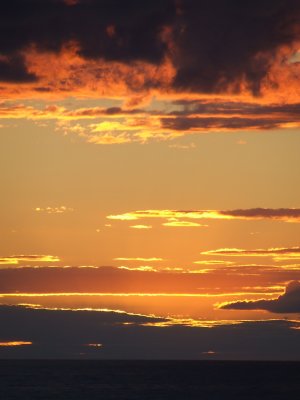 Sunset in the Gulf of Finland
