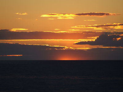Sunset in the Gulf of Finland