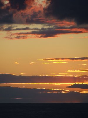 Sunset in the Gulf of Finland