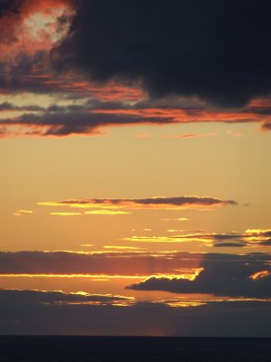 Sunset in the Gulf of Finland